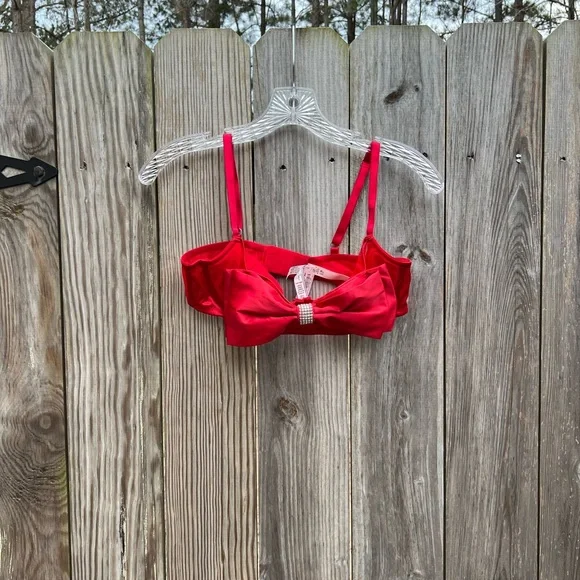 NWT VICTORIA'S SECRET DREAM ANGELS Wicked Bow Balconette Bra 36C - Picture 4 of 9